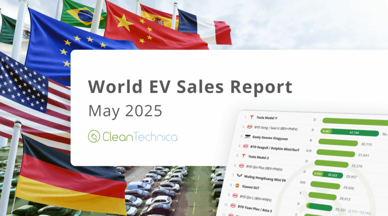 Global EV Sales — Plugin Vehicles Reach 25% Share!