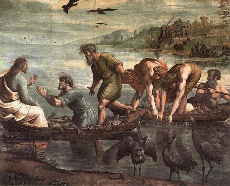 Spifferi dalla porta d’ingresso: come trovarli davvero prima di comprare guarnizioni V&A - Raphael, The Miraculous Draught of Fishes (1515)